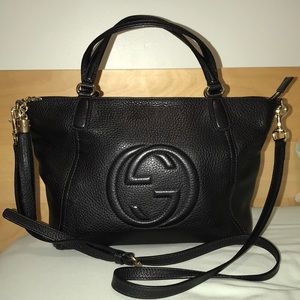 GUCCI SOHO CONVERTIBLE TOP HANDLE BAG